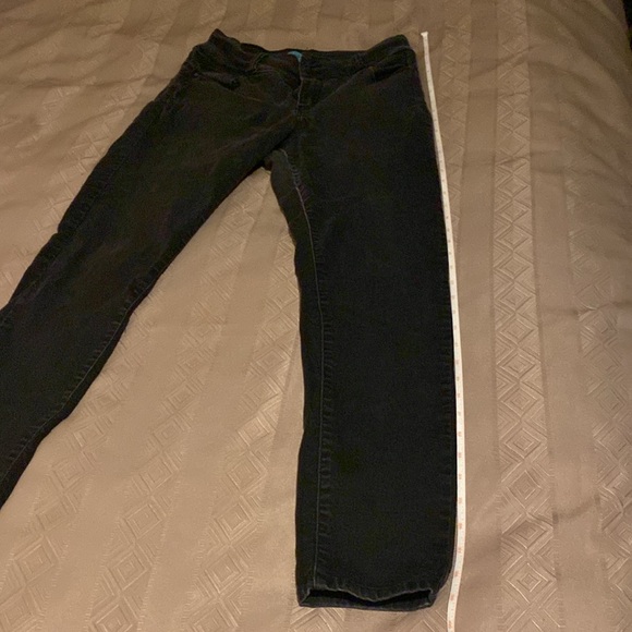 Wax Jean Butt I Love You Skinny Jeans Size 13 Black Stretch 3 Button - Picture 4 of 11